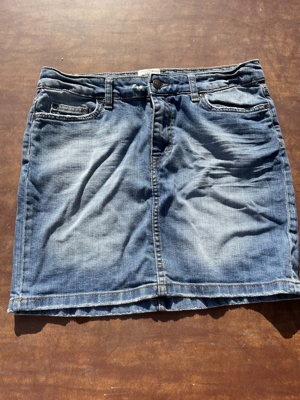 L.L.O.G Light Blue Denim Mini Skirt